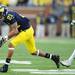 Michigan wide receiver Roy Roundtree completes a catch during the third quarter against Michigan State at Michigan Stadium on Saturday afternoon. Melanie Maxwell I AnnArbor.com